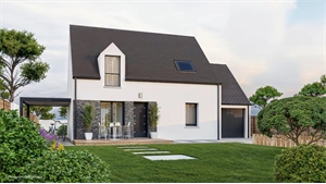 maison neuve à la vente -   35170  BRUZ, surface 105 m2 vente maison neuve - UBI476650397